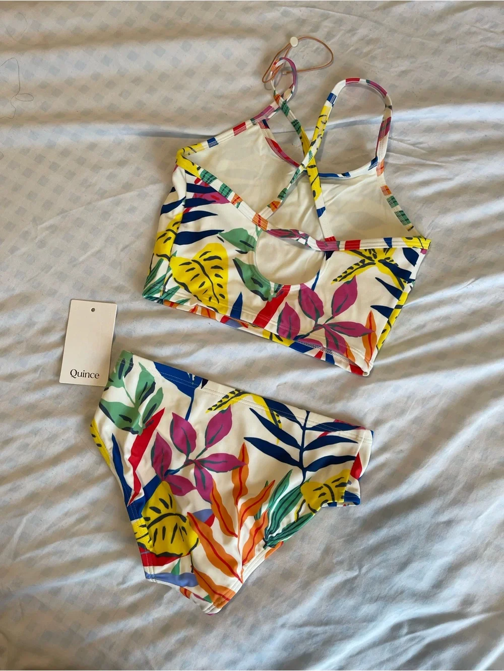Quince Kid's Tankini Swimsuit